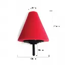 MAXSHINE FOAM POLISHING CONE 80mm - Pulēšanas konuss2.webp