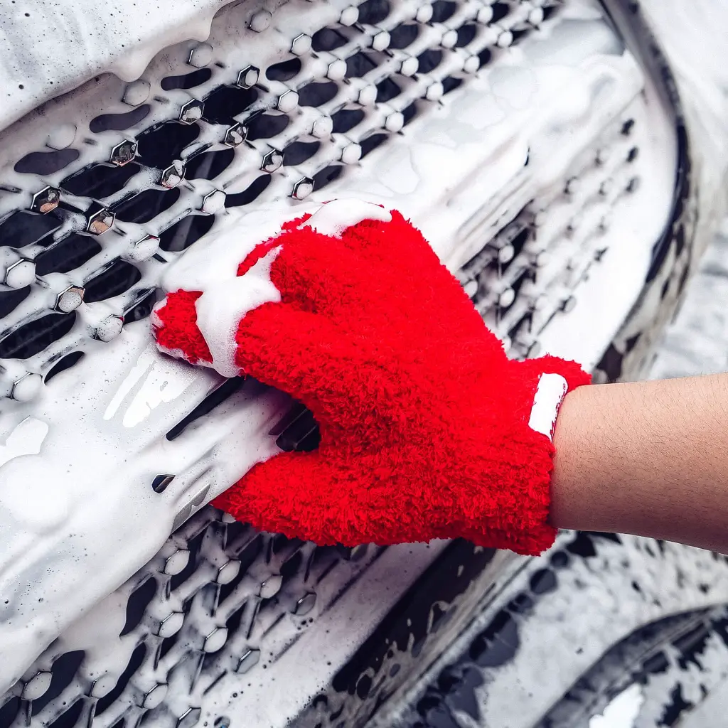 MAXSHINE PLUSH MICROFIBER GLOVES (1pāris) - Mikroškiedras mazgāšanas cimdi5.webp