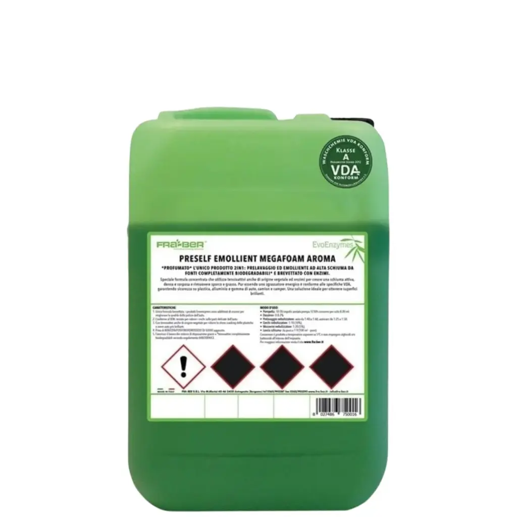 FRA-BER GREEN LINE PRESELF EMOLLIENT MEGAFOAM EXTREME (koncentrāts) Priekšmazgāšanas līdzeklis