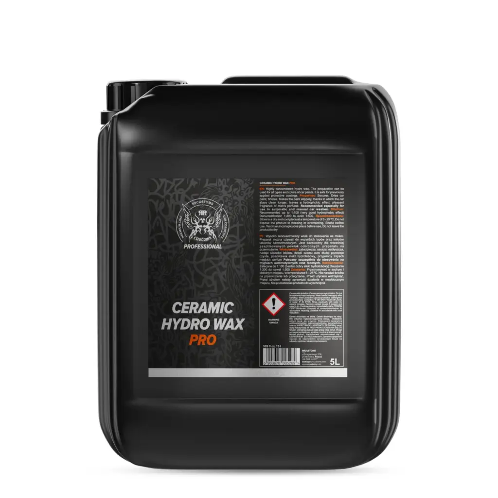 BAD BOYS PRO CERAMIC HYDRO WAX 5L Nano vasks (ūdens atgrūdošs) koncentrāts