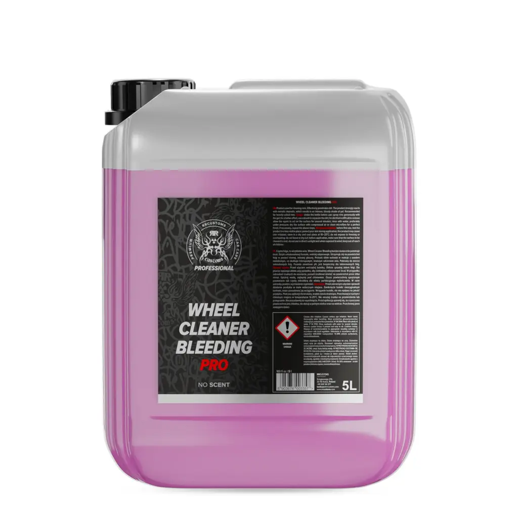 BAD BOYS PRO WHEEL CLEANER BLEEDING 5L Disku tīrītājs un atdzelžotājs