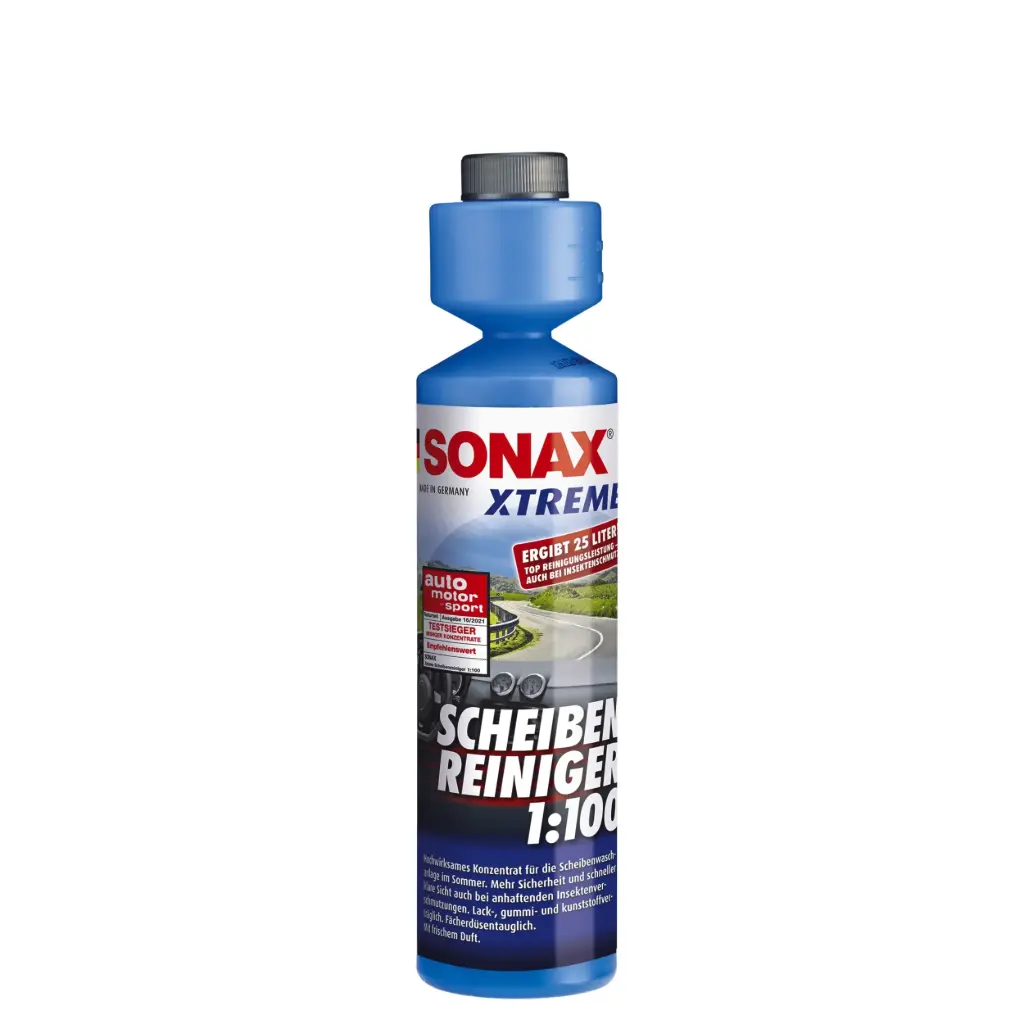 SONAX XTREME CLEAR VIEW CONCENTRATE NANOPRO 250ml Vasaras vējstiklu mazgāšanas koncentrāts