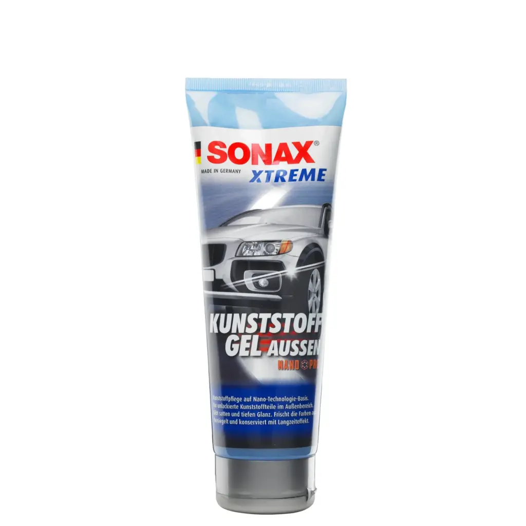 SONAX XTREME EXTERIOR PLASTIC RESTORER GEL 250ml Gels ārējo plastmasas detaļu aizsardzībai