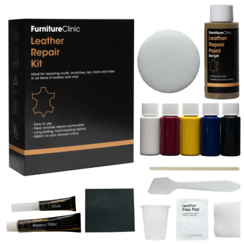 FURNITURE CLINIC COMPLETE LEATHER REPAIR KIT
