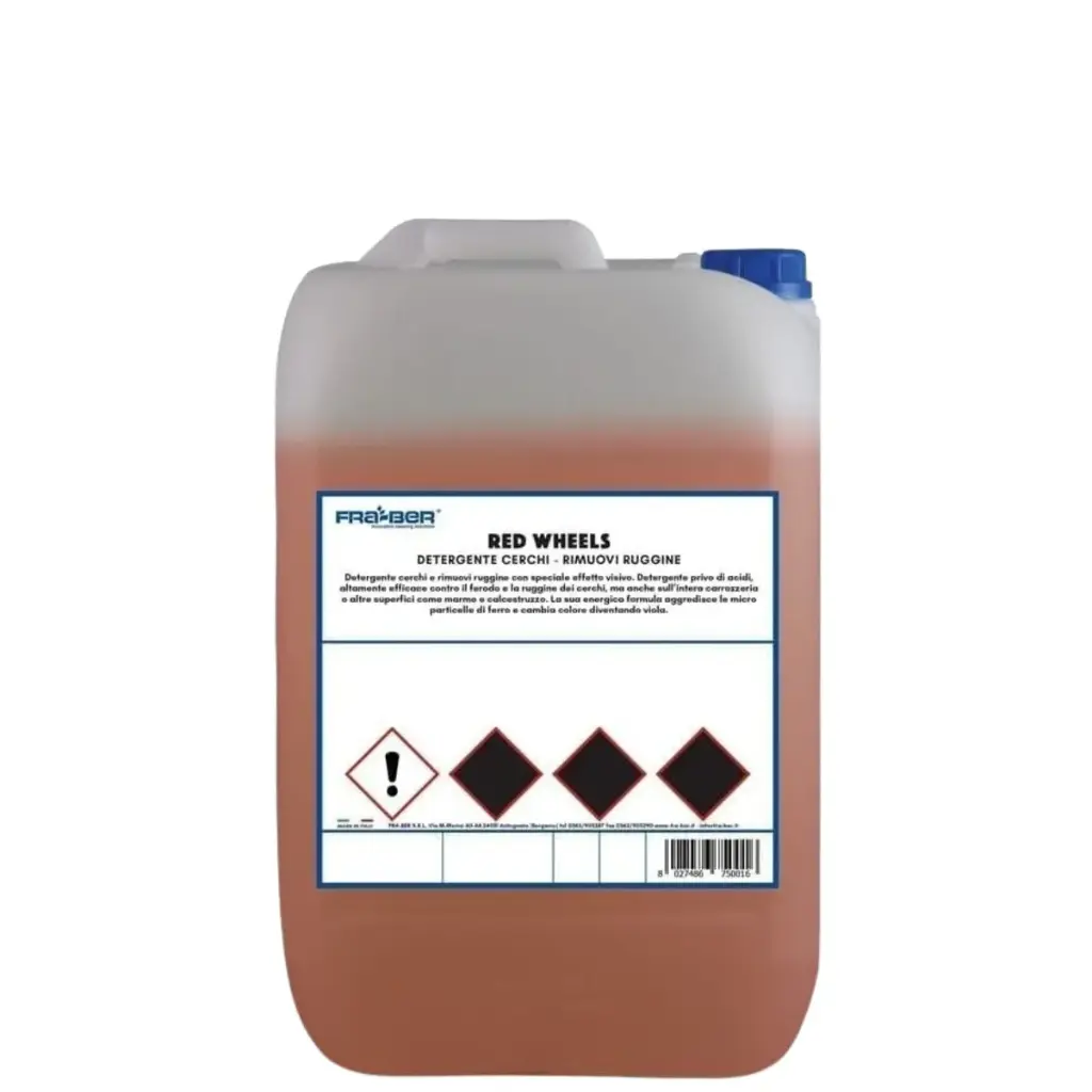 FRA-BER RED WHEELS 5L (concentrate) Wheel cleaner and de-ironiser