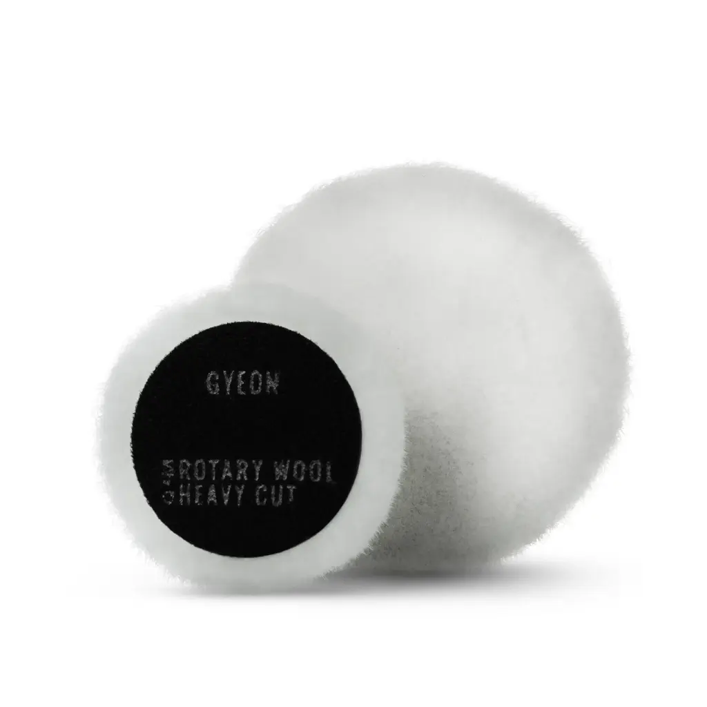 GYEON Q²M Rotary Wool HEAVY CUT 130mm Pulēšanas ripa
