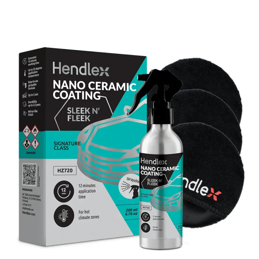 HENDLEX SLEEK & FLEEK 200ml - Virsbūves keramiskais pārklājums