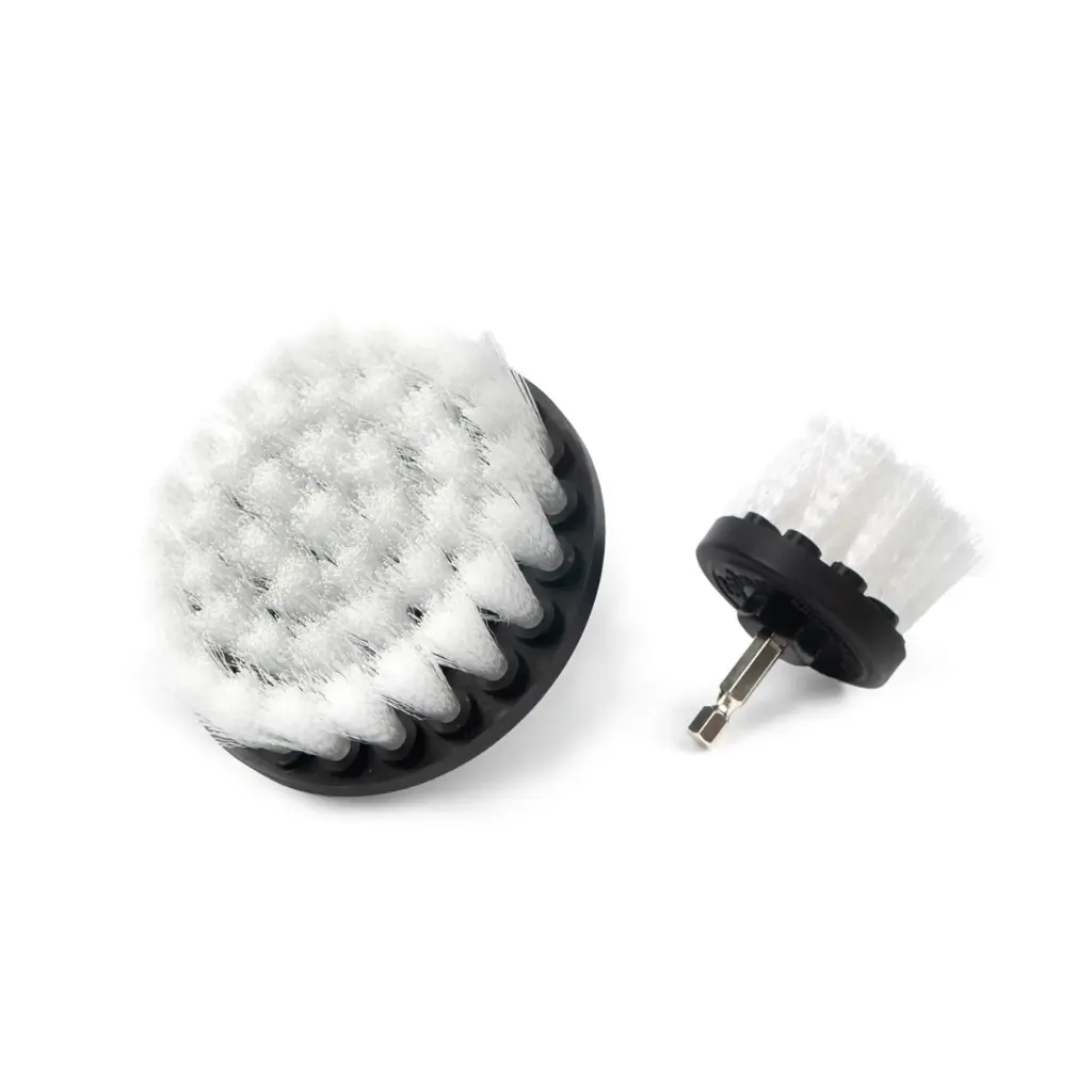 MAXSHINE DRILL UPHOLSTERY BRUSH SET SOFT 100mm & 50mm (Drill Attachment)