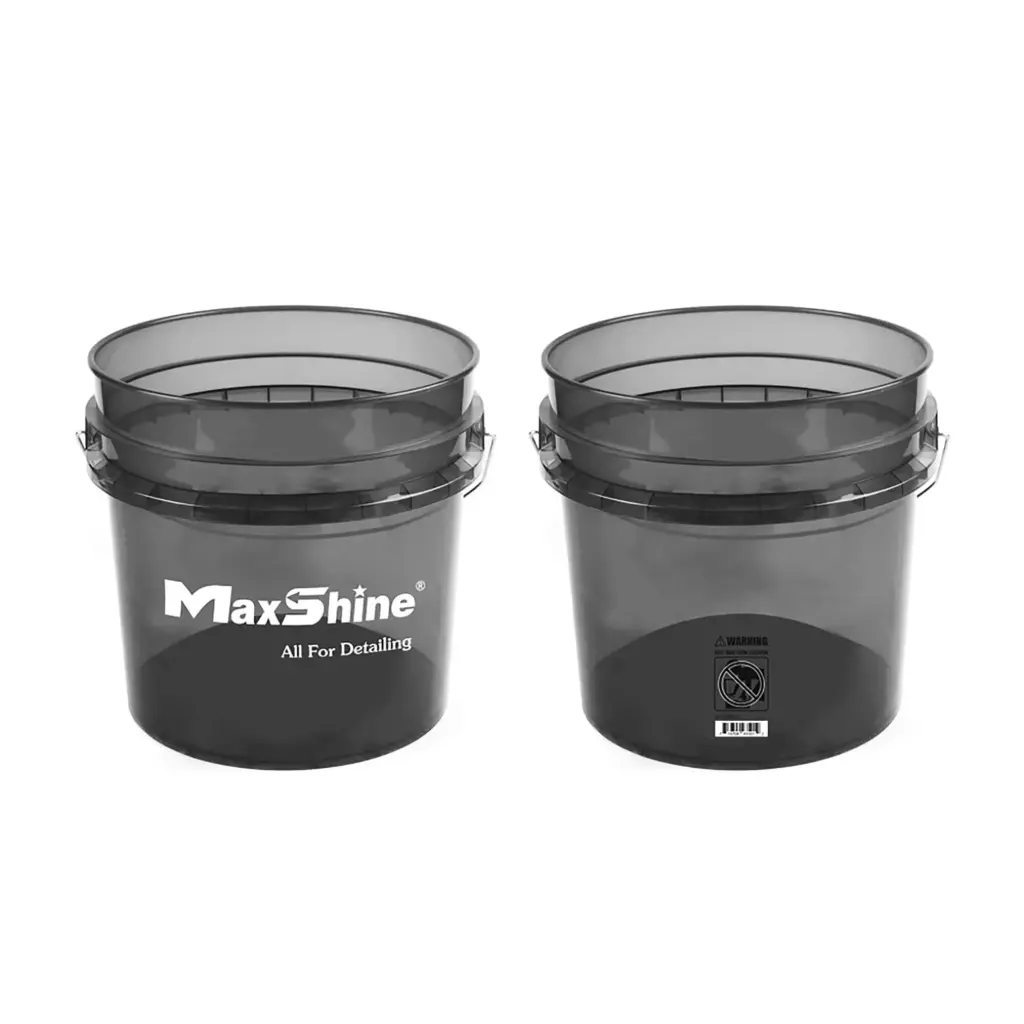 MAXSHINE WASH BUCKET GREY 13L Auto mazgāšanas spainis