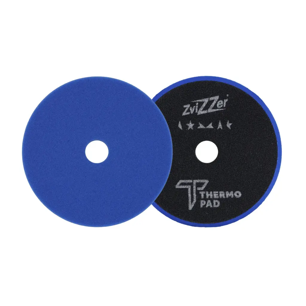ZVIZZER THERMO PAD MEDIUM CUT BLUE 125mm Pulēšanas ripa