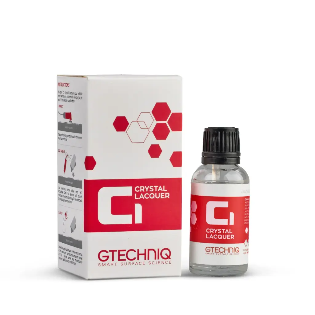 GTECHNIQ C1 CRYSTAL LACQUER COATING 50ml Virsbūves keramiskais pārklājums