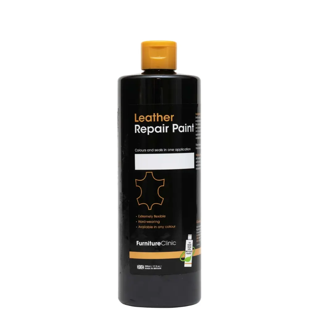 FURNITURE CLINIC LEATHER REPAIR PAINT (black) 500ml