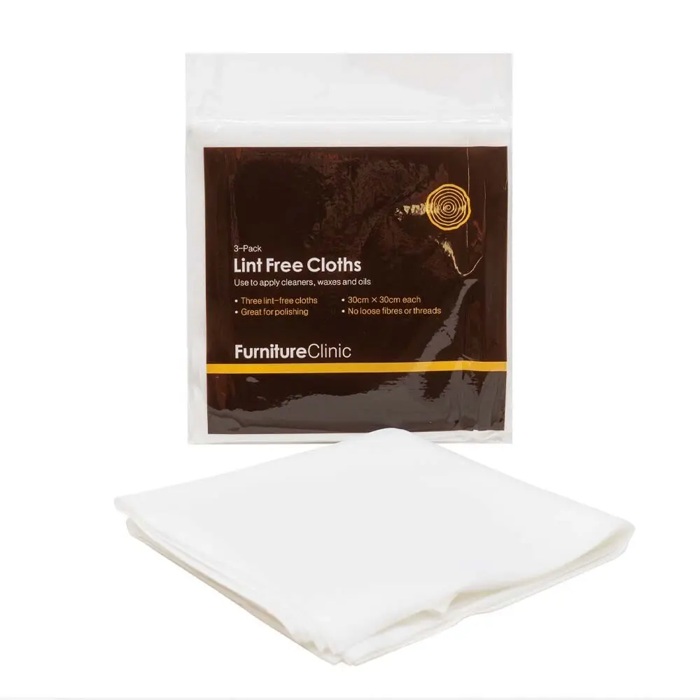FURNITURE CLINIC LINT FREE CLOTH 3pcs