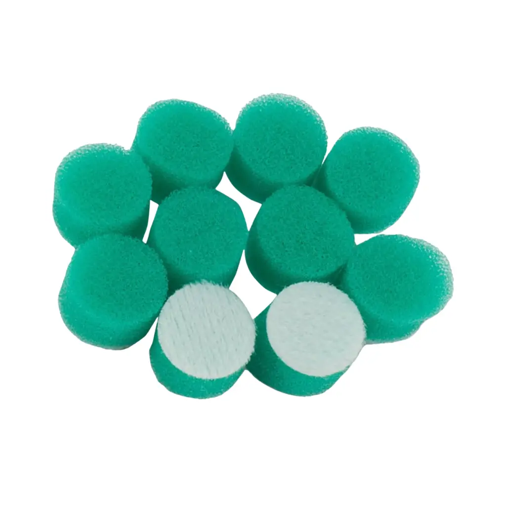 MAXSHINE MINI GREEN POLISHING PAD 10gab. Porolona pulēšanas ripu komplekts